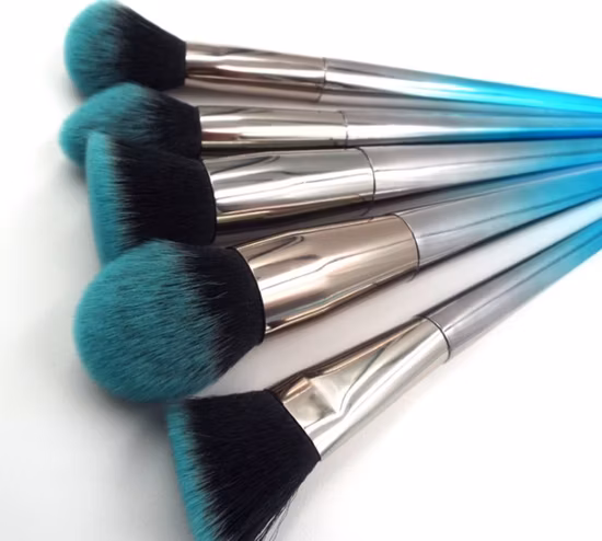 Beautichen Wholesale Full Set Beauty Tools 12 PCS Eyeshadow Fiber Plastic Handle Soft Makeup Brush Set