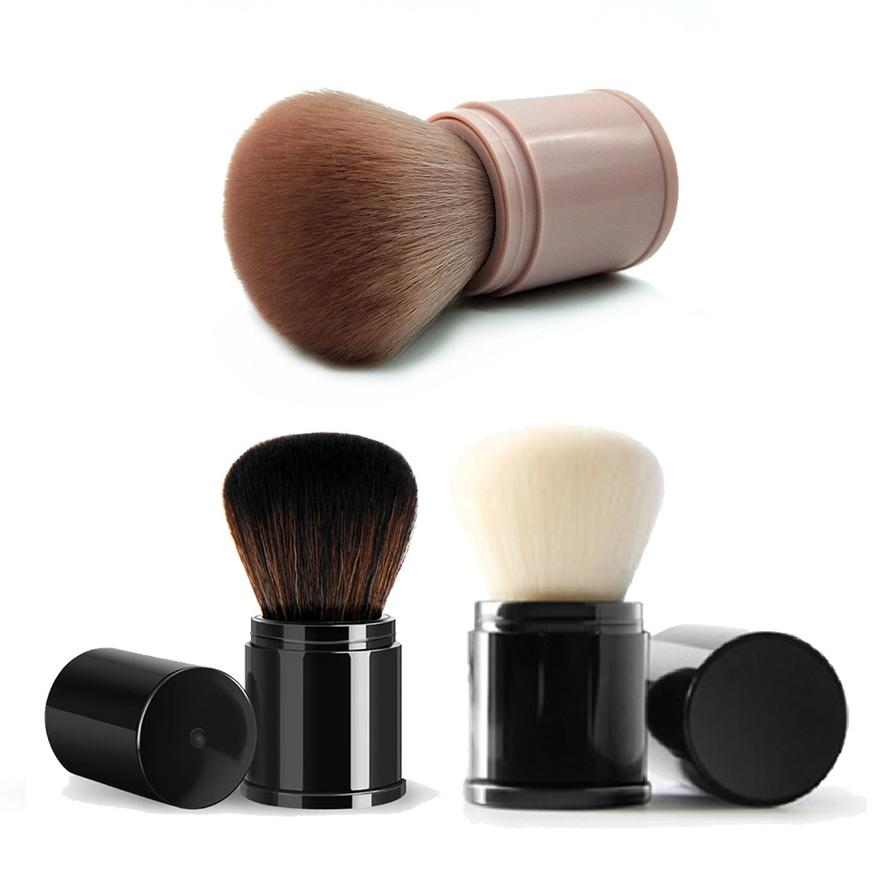 Yaeshii Retractable Single Mushroom Head Blush/Powder Make up Multiuse Brush