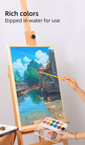 光線療法フラットヘッドネイルアートボディペインティングオイルペイントプロの絵画マスクメイクブラシ